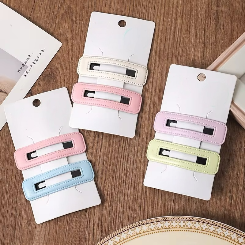 Everyday Pastel Matte Snap Clips (Set of 2) - Rectangle