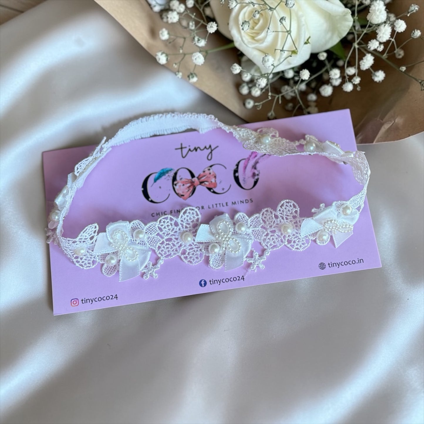 Spring Heirloom Lace Headband