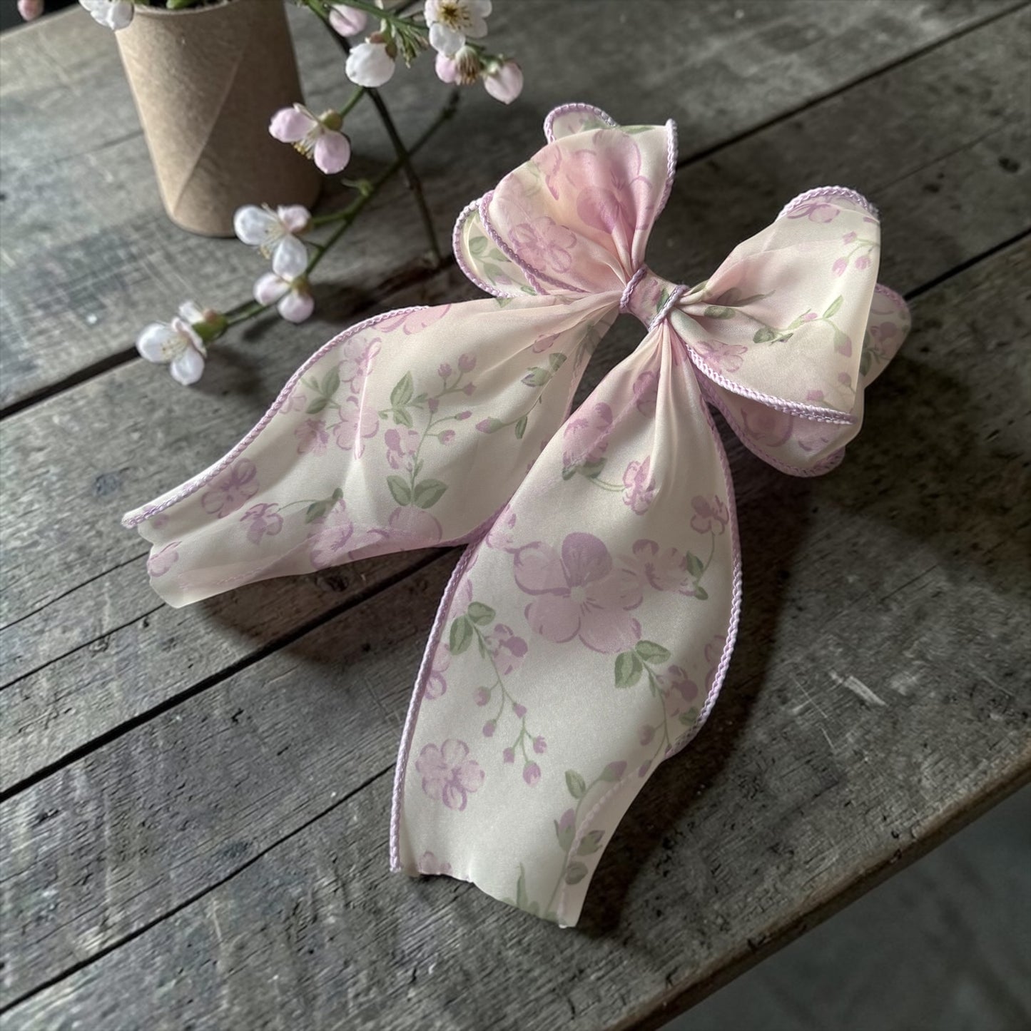 Enchanted Garden Organza Hair Bows