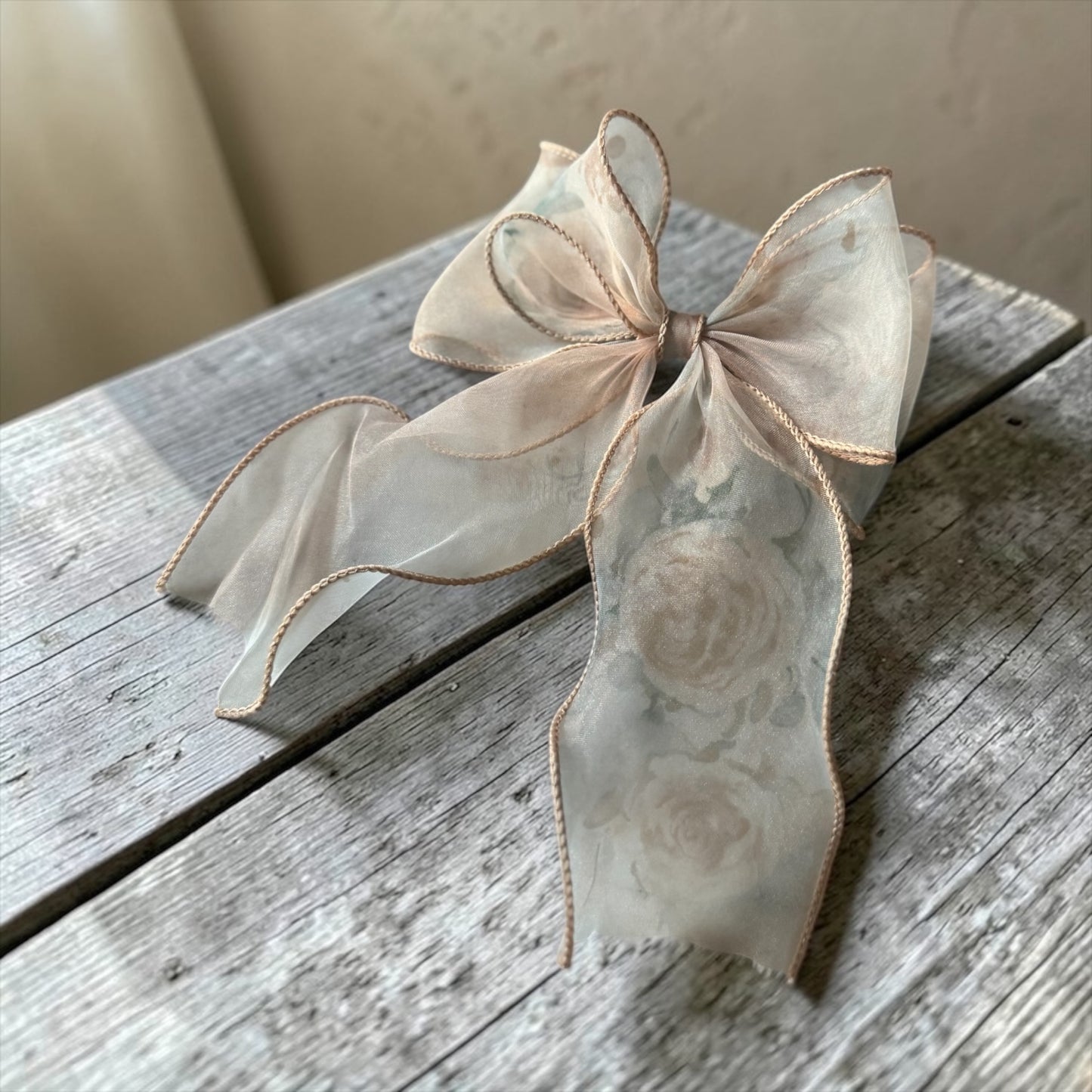 Enchanted Garden Organza Hair Bows