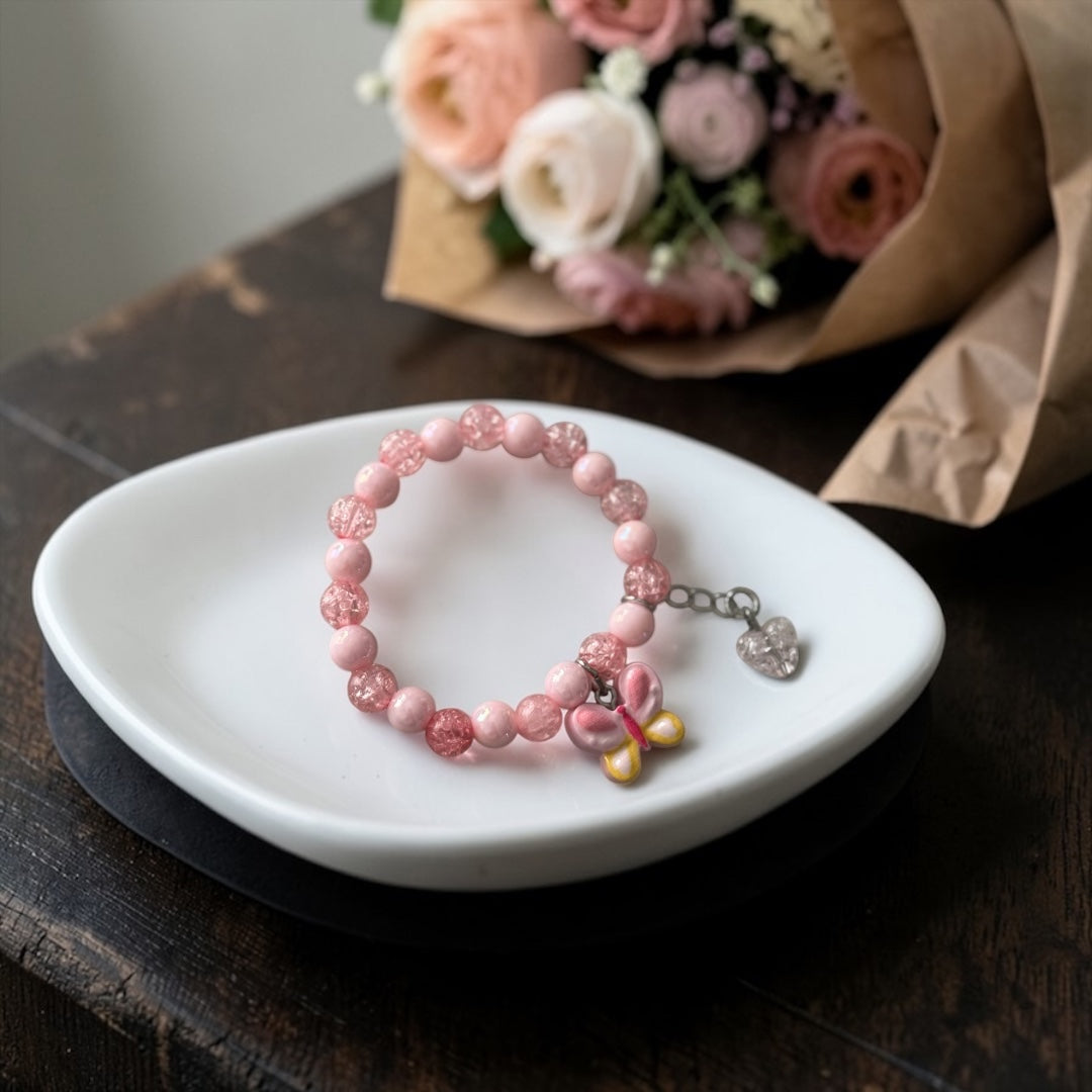Rose Garden Butterfly Bracelet