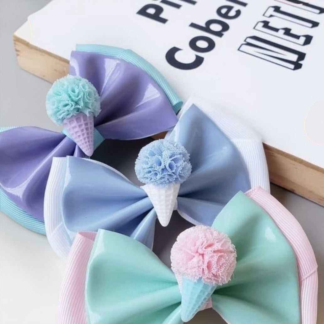 Glazed Sorbet Statement Bows