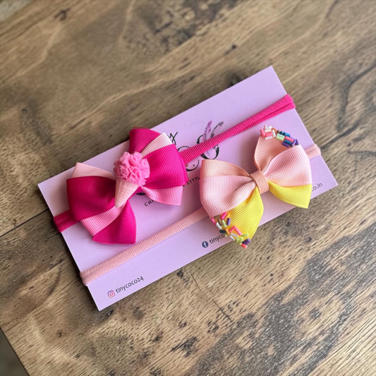 The Sweet Scoop Duo Baby Bands