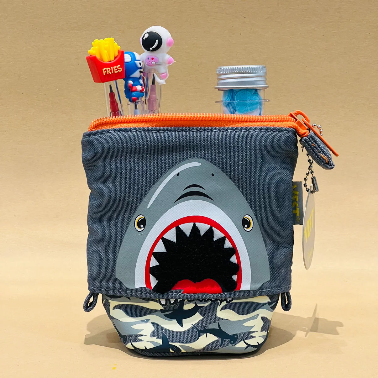 Premium Double Compartment Stand and Slide Pencil Case